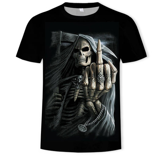 Camiseta Hombre Calavera 3D con Efecto Capas - Diseño Digital Moderno - Image 22