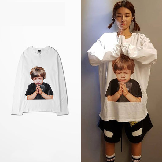 Camiseta Retro Otoño Unisex Cuello Redondo Manga Larga Oversize - Image 5