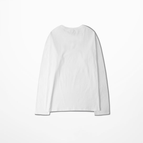 Camiseta Retro Otoño Unisex Cuello Redondo Manga Larga Oversize