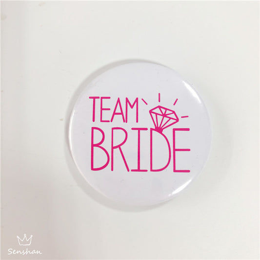 Distintivo Rose Gold para Novia, Correa de Etiqueta Nupcial