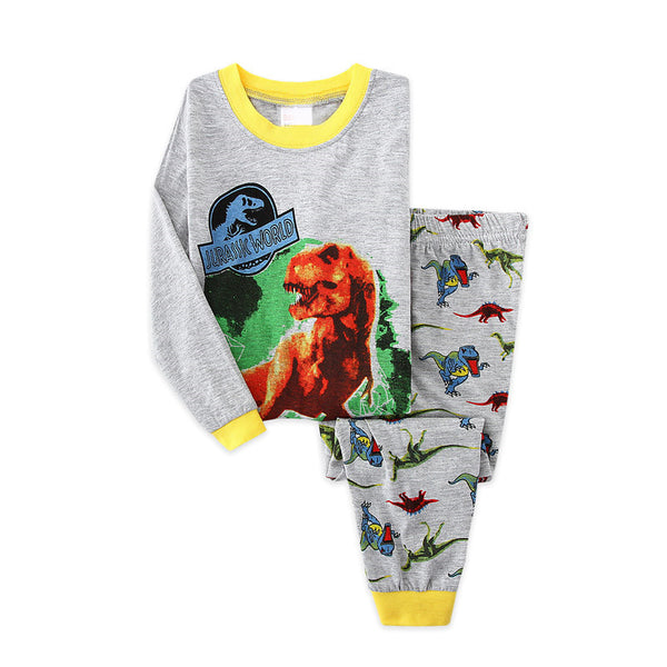 Pijama Infantil Dinosaurio de Algodón - Manga Larga Otoño