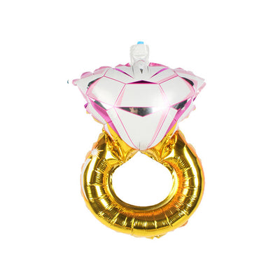 Globo Gigante de Anillo de Diamante en Aluminio para Propuestas de Matrimonio - Image 13