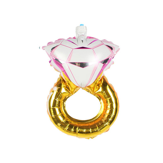 Globo Gigante de Anillo de Diamante en Aluminio para Propuestas de Matrimonio - Image 13