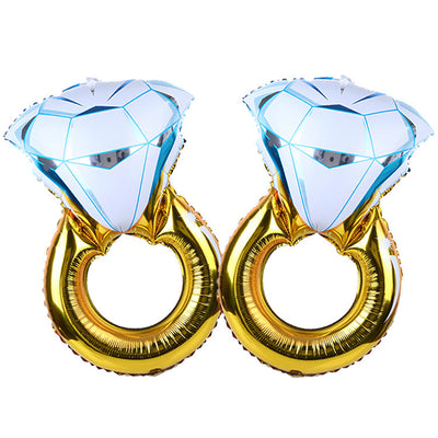 Globo Gigante de Anillo de Diamante en Aluminio para Propuestas de Matrimonio - Image 12