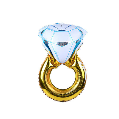 Globo Gigante de Anillo de Diamante en Aluminio para Propuestas de Matrimonio - Image 15