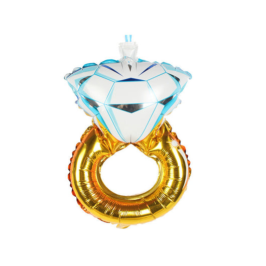Globo Gigante de Anillo de Diamante en Aluminio para Propuestas de Matrimonio - Image 14