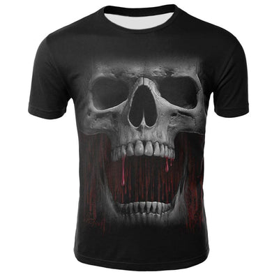 Playera con Impresión 3D Calavera Humeante - Image 12
