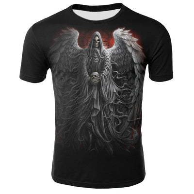 Playera con Impresión 3D Calavera Humeante - Image 11