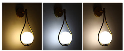 Lámpara LED de Pared Nórdica para Dormitorio - Diseño Dorado Elegante - Image 5