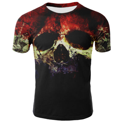 Playera con Impresión 3D Calavera Humeante - Image 3