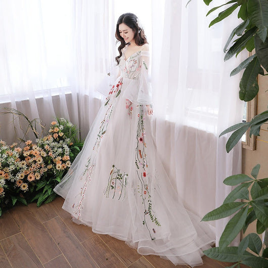 Vestido de Novia Hada Retro con Cola de Tul Etéreo - Image 10