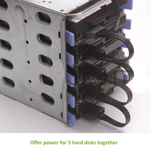 Divisor de Alimentación IDE Molex a 5 SATA - Adaptador 4 Pines - Image 5