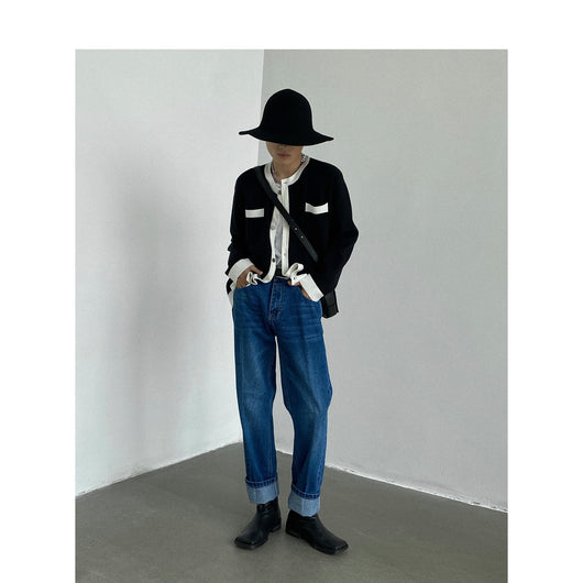 Suéter Minimalista Francés para Hombre - Estilo Sofisticado y Versátil - Image 11