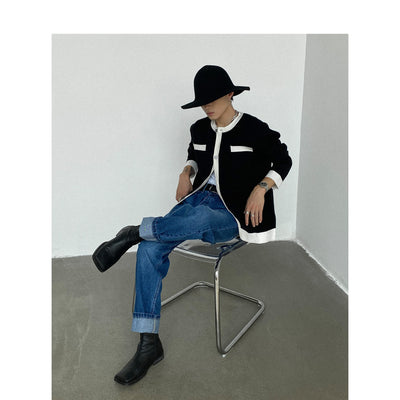 Suéter Minimalista Francés para Hombre - Estilo Sofisticado y Versátil - Image 9