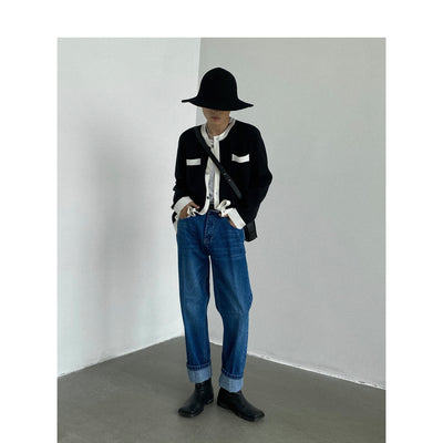 Suéter Minimalista Francés para Hombre - Estilo Sofisticado y Versátil - Image 5