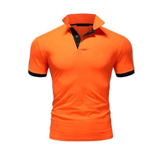Polo Ejecutivo de Cuello Alzado Manga Corta Color Sólido - Image 4