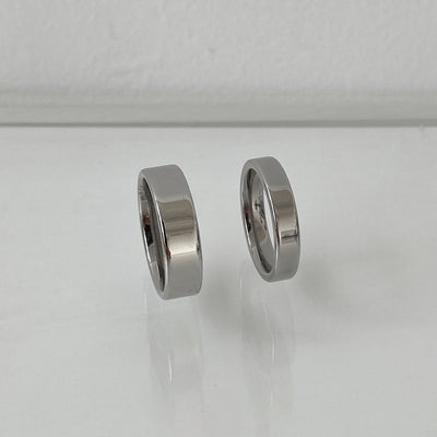 Anillo Sencillo de Acero de Titanio Estilo Minimalista - Image 7