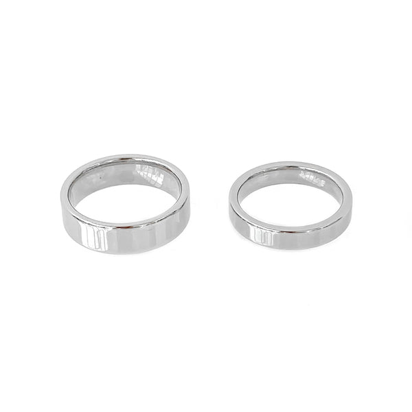 Anillo Sencillo de Acero de Titanio Estilo Minimalista