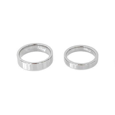 Anillo Sencillo de Acero de Titanio Estilo Minimalista - Image 2
