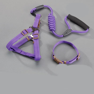 Arnés de Pecho para Perros Grandes Resistente en Mezclilla - Image 8