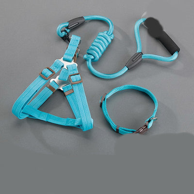 Arnés de Pecho para Perros Grandes Resistente en Mezclilla - Image 3