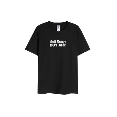 Camiseta Personalizada de Algodón con Estampado de Letras para Hombre y Mujer