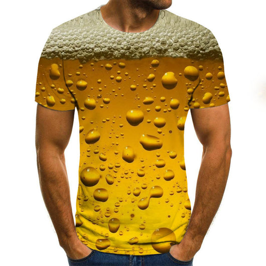Playera Holgada para Hombre con Estampado 3D Pájaro Solitario - Image 8