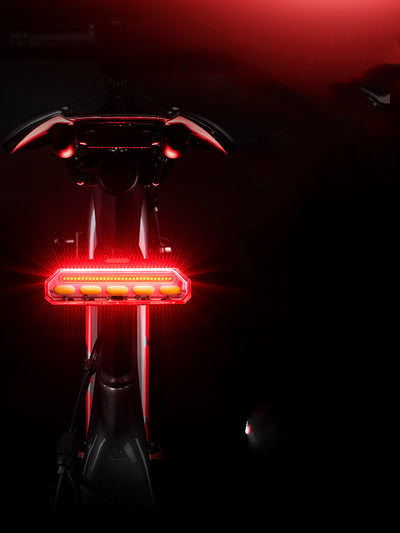 Luz Trasera Inteligente para Bicicleta con Control Remoto Inalámbrico y Señales de Giro - Image 13