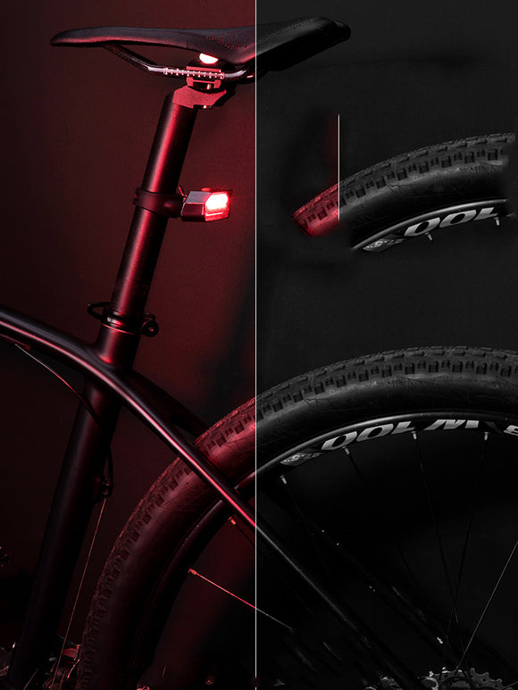 Luz Trasera Inteligente para Bicicleta con Control Remoto Inalámbrico y Señales de Giro