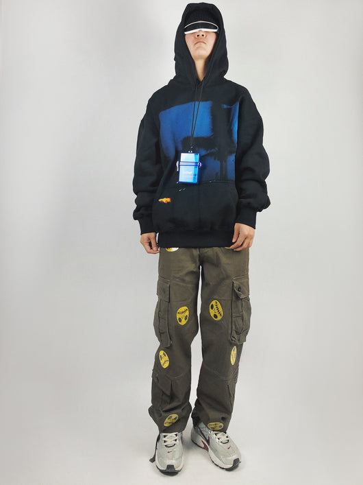Sudadera Hip-Hop con Capucha y Forro Polar - Estampado Phantom Night View - Image 7