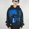 Sudadera Hip-Hop con Capucha y Forro Polar - Estampado Phantom Night View