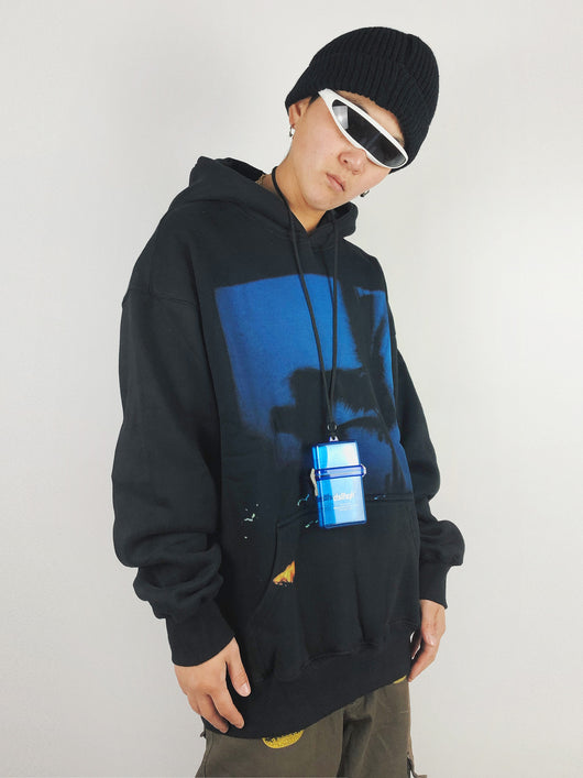 Sudadera Hip-Hop con Capucha y Forro Polar - Estampado Phantom Night View - Image 3