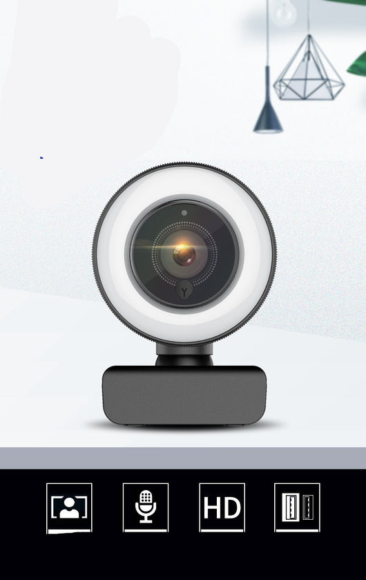 Cámara de Luz de Relleno 1080P HD con Micrófono Integrado para Transmisiones en Vivo - Image 13