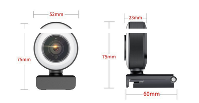 Cámara de Luz de Relleno 1080P HD con Micrófono Integrado para Transmisiones en Vivo - Image 10