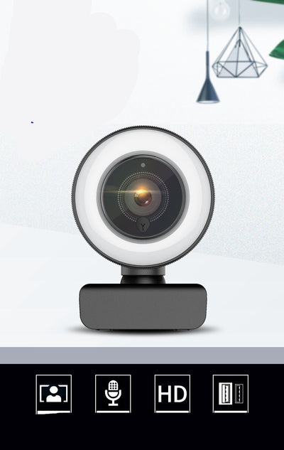 Cámara de Luz de Relleno 1080P HD con Micrófono Integrado para Transmisiones en Vivo - Image 5