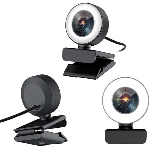 Cámara de Luz de Relleno 1080P HD con Micrófono Integrado para Transmisiones en Vivo - Image 2