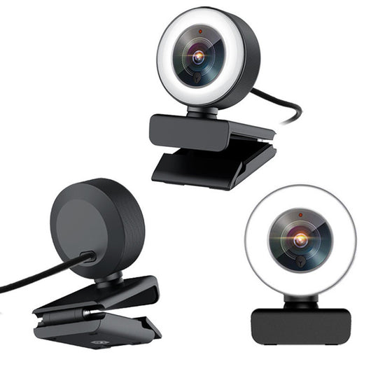 Cámara de Luz de Relleno 1080P HD con Micrófono Integrado para Transmisiones en Vivo - Image 2
