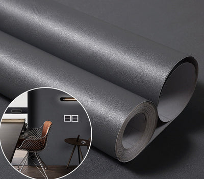 Papel Tapiz Autoadhesivo Estilo Nórdico Cemento Gris para Dormitorio y Tienda - Image 6