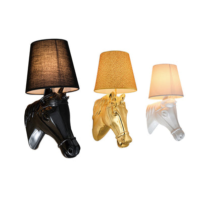 Lámpara de Pared Cabeza de Caballo Moderna Minimalista para Sala y Dormitorio - Image 13