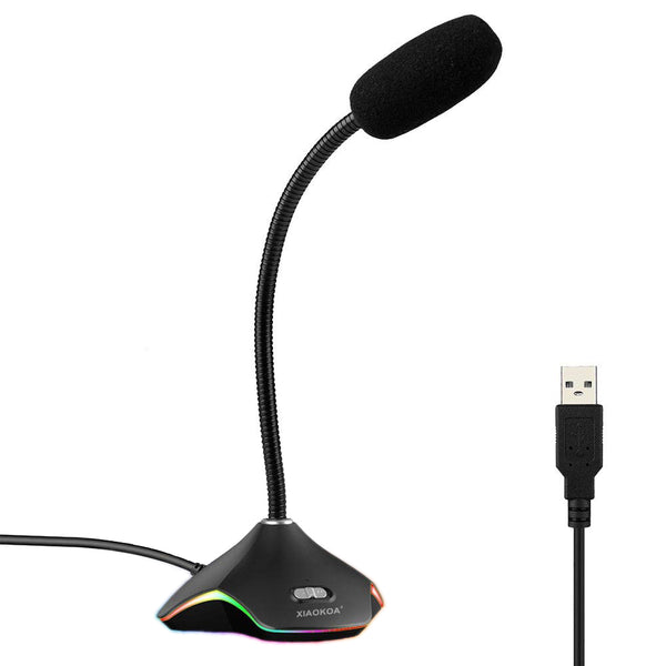 Micrófono RGB para Gaming, Streaming y Llamadas en Vivo