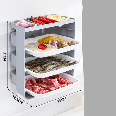 Organizador Mural para Platos y Bandejas de Cocina - Image 20