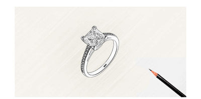 Anillo de Plata Plateado con Platino y Diamante - Lujo Clásico - Image 8