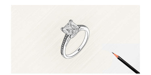 Anillo de Plata Plateado con Platino y Diamante - Lujo Clásico - Image 8