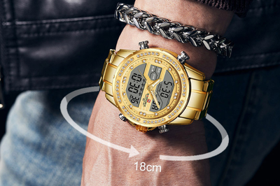 Reloj de Cuarzo Deportivo para Hombre Acero Inoxidable - Image 9