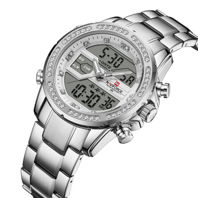 Reloj de Cuarzo Deportivo para Hombre Acero Inoxidable - Image 3