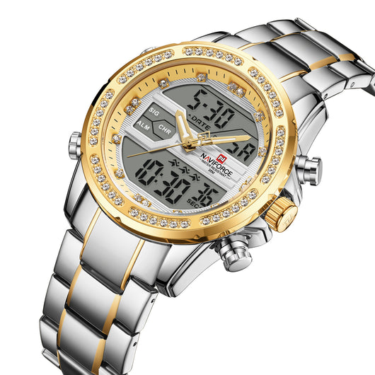 Reloj de Cuarzo Deportivo para Hombre Acero Inoxidable - Image 6