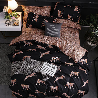Juego de Cama Aloe Algodón de Cuatro Piezas Premium - Image 13