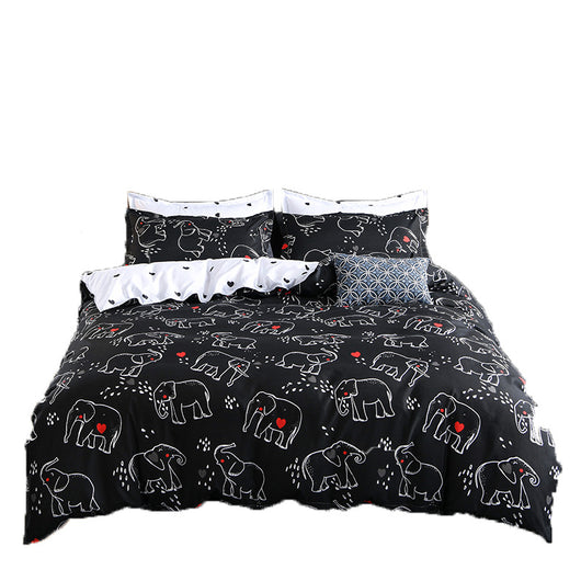 Juego de Cama Aloe Algodón de Cuatro Piezas Premium - Image 5