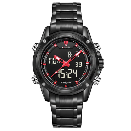 Reloj de Acero Inoxidable Resistente al Agua - Estilo Casual