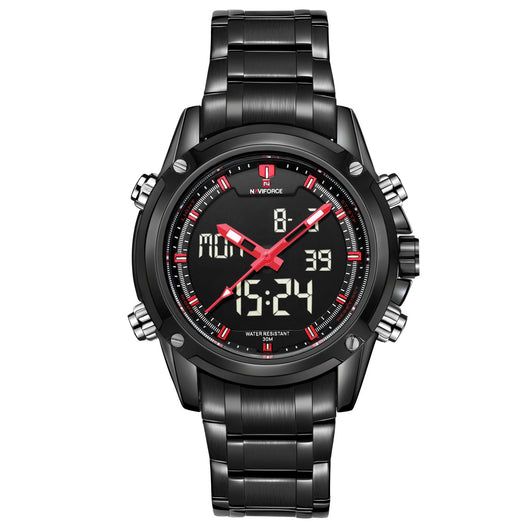 Reloj de Acero Inoxidable Resistente al Agua - Estilo Casual
